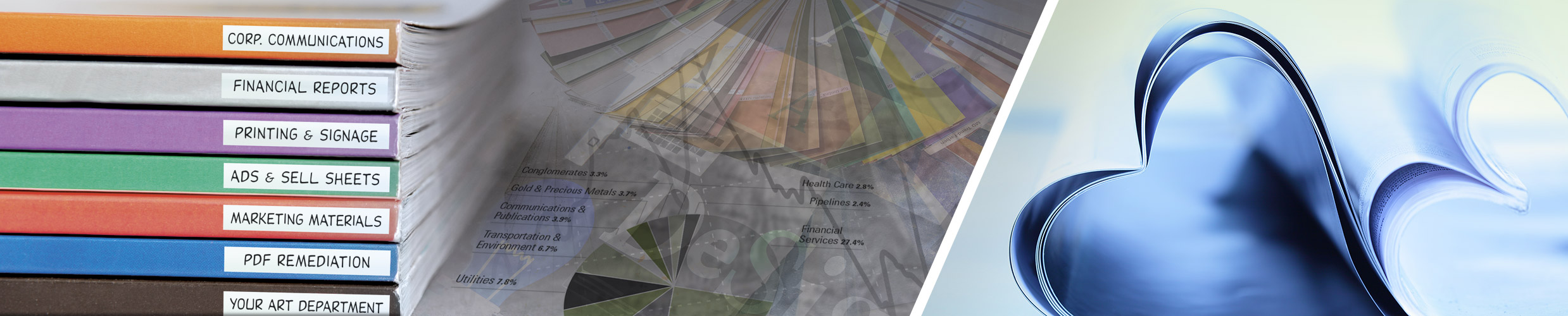 Graphic design services and printing